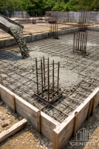 Building Construction Process.